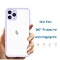 thumbnail image 6 of iPhone 11 6.1" Case, Phone Case for iPhone 11 2019 for iPhone 11, Njjex [Military Grade Drop Tested] Translucent Hard Matte Case Soft TPU Bumper Slim Phone Case for iPhone 11 2019 -Purple, 6 of 9