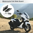 thumbnail image 2 of Unique Bargains 1 Set Motorcycle Fall Side Guard Front Fork Protector Front Fender Protection Mud Guards Side Guard Aluminum Alloy Black, 2 of 6
