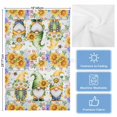 thumbnail image 5 of Sunflowers Kitchen Towels Set of 3, Water Absorbent Dish Towel, Spring Flowers Gnomes Hydrangea Daisy Wood Decorative Hand Towels - Quick Drying Cloth for Cooking Baking, 18x28 Inch, 5 of 8