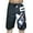 Black-99019, variant on Mens Quick Dry Printed Summer Beach Shorts Mens Bañador Casual Swim Trunks Drawstring with Elastic Waist and Pockets