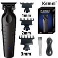 thumbnail image 1 of Cortadora de pelo inalámbrica Kemei 2299 para peluquero, cortadora de pelo de 0mm sin huecos, cortadora de acabado eléctrica profesional, 1 of 6
