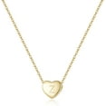thumbnail image 1 of HAHDAXIA Collier Ras du Cou avec Pendentif Cœur Initiale en Argent Sterling 925 pour Femmes, 1 of 7