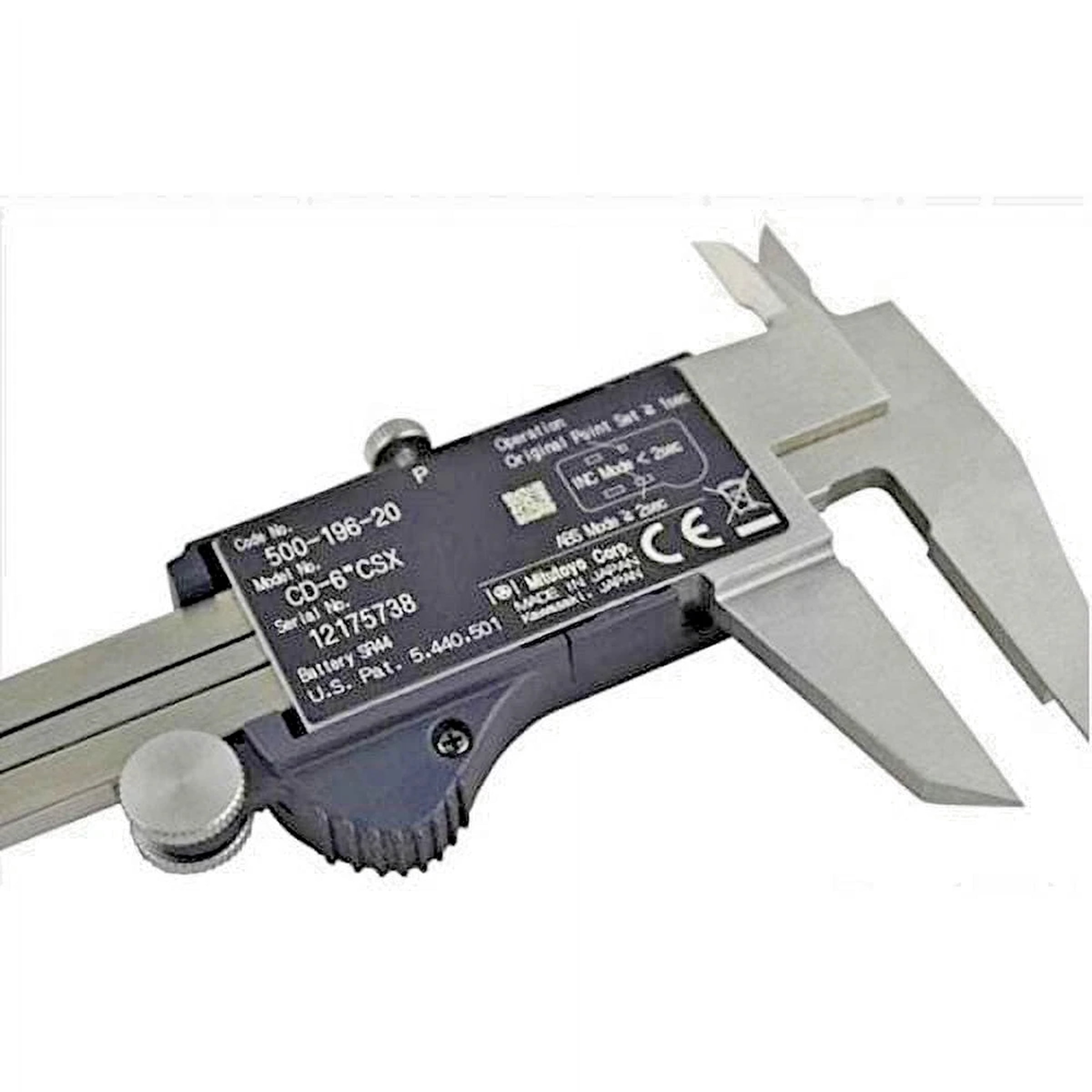 Mitutoyo 500-196-30 Digital Caliper 0-6" 150mm ABSOLUTE Digimatic AOS IP67 Tool