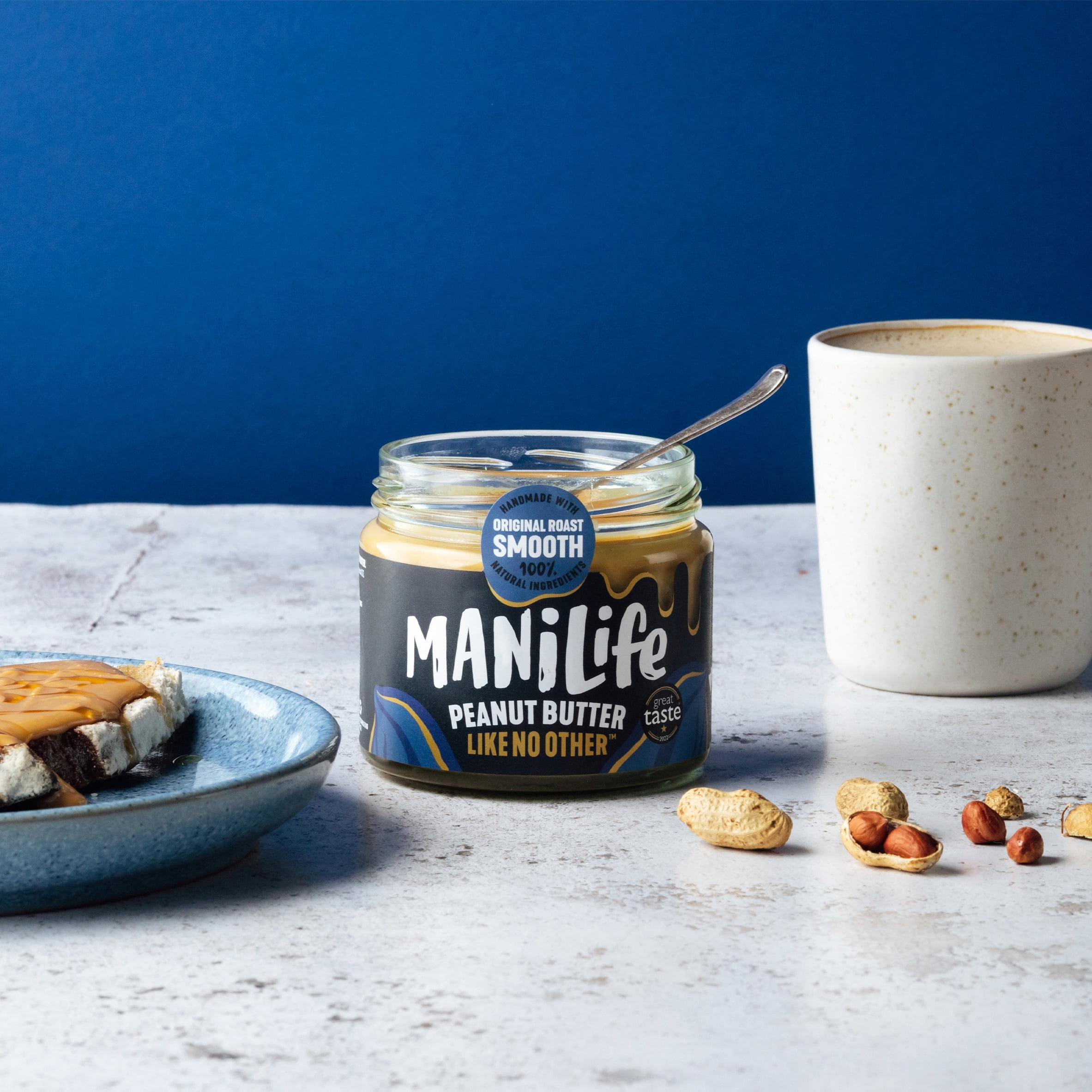 Manilife Original Roast Smooth Peanut Butter 275g, Imported from Britain