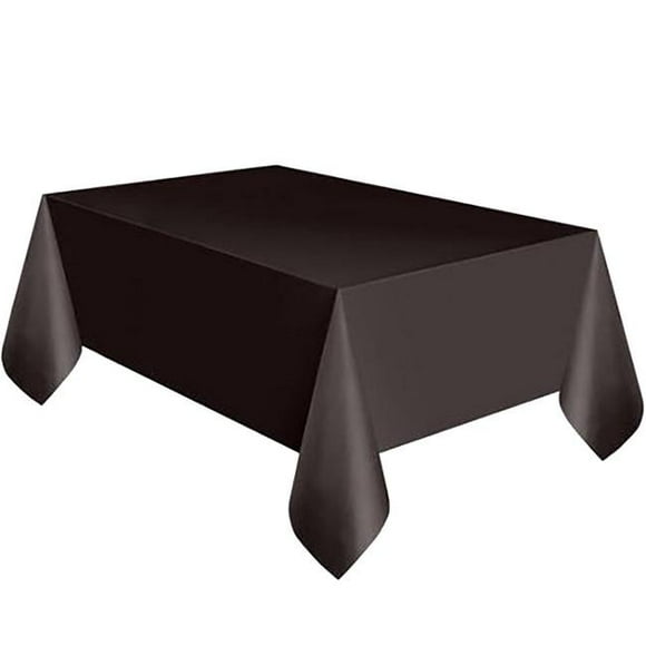 Crown Display 90002 PE 54 x 108 Po Housse de Table en Plastique Noir - Étui de 48