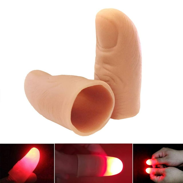 10 piezas de trucos de magia con la punta del pulgar, magia falsa con la punta del pulgar, accesorio de mago con trucos, objetos para hacer ilusiones de cerca