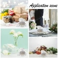 thumbnail image 5 of 100pcs 100 pcs Organza Bags Diameter 26cm Round Drawstring Organza Bags Jewelry Gift Pouches with Sequins for Birthday Wedding Party Baptism White, 5 of 9