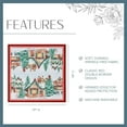 thumbnail image 3 of Serviette en Tissu Village de Noël, Ensemble de 4, 17"X17 Pouces, Multi, 3 of 7