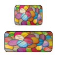 thumbnail image 1 of Easter Floor Mat Set, 2-Piece Nonslip Door Mat for Entryway, Rabbit Print Holiday Floor Mats, Absorbent Low-Profile Rug for Bathroom and Kitchen, Seasonal Home Decor^, 1 of 7
