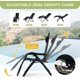 thumbnail image 3 of Yeshouse La silla de salón es compatible con 440 libras, reclinplegajustajustde interior/exterior con asiento de 26 pulgadas, soporte de copa extraíble y reposacabezas negro, 3 of 7