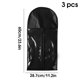 thumbnail image 3 of Qarigey Bolsa de extensiones de cabello de plástico no tejido de 3 piezas, organizador de pelucas elástico portátil a prueba de polvo, bolsa Cuidado del cabello, 3 of 6