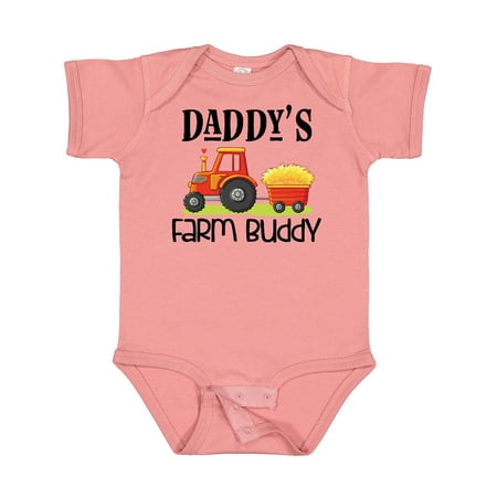 

Inktastic Daddy Farm Buddy Cute Tractor Gift Baby Boy or Baby Girl Bodysuit