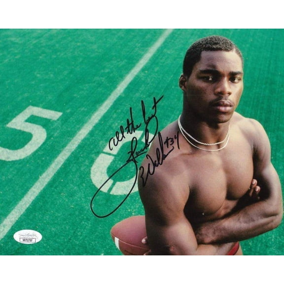 Herschel Walker signed Georgia Bulldogs 8x10 photo w/ All best JSA