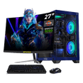 thumbnail image 1 of PC Gamer Completa con IA Xtreme PC Gaming NVIDIA GeForce RTX 5060 AMD Ryzen 7 5700 32GB SSD 1TB Monitor Curvo 27 180Hz Sistema Liquido WIFI Blue gaming 1080p, estudios y multitarea, 1 of 6