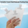 thumbnail image 2 of Portable Travel Fluid Makeup Packing Bag, 30 Packing Bag, Flat Travel Pouches For Toiletries, Refillable Travels Containers For Toiletries, Toiletry Pouches For 30/50/100ml (50ml), 2 of 10