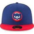 thumbnail image 2 of Men's New Era Royal Chicago Cubs Cooperstown Collection Wool 59FIFTY Fitted Hat, 2 of 6