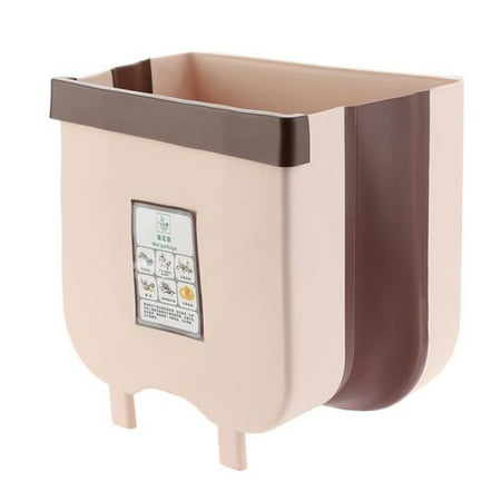 Fancyleo Hanging Foldable Trash Bin Hanging Waste Bin Under