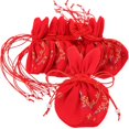 thumbnail image 5 of Empty Lavender Drawstring Bag Set Classic Aesthetics Car Decor Lightweight 12X8CM 10Pcs, 5 of 5