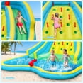 thumbnail image 6 of Airfind Double-Side Inflatable Water Slide Park with Climbing Wall, Dual Slides, Splash Pool & Water Cannon, 178x144x92in Bounce House for Kids 3-8, 6 of 9