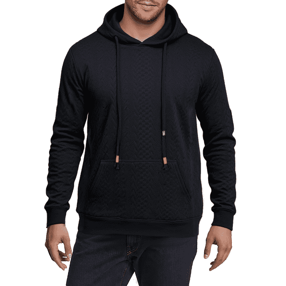 Puztloy Hoodies for Mens Sweatshirt Pullover Long Sleeve Lightweight Oversized Coat Winter Warm 2025 Black Hoodie(Available in Plus Size)