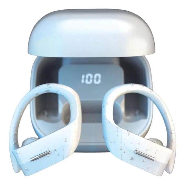 Audifonos Brookstone Bluetooth Earbuds True Sportcharge blanco
