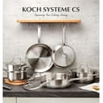 thumbnail image 6 of Koch Systeme CS 10-Piece Stainless Steel Cookware Set - Professional Grade, Induction Compatible Pots and Pans Set with Lids, Oven & Dishwasher Safe, 6 of 7