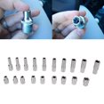 thumbnail image 4 of Star Female Socket Set, Rustproof Universal External Torque Star Socket Kit Silver 1/2in Drive 19 PCS With Blow Molding Case For Car ANGGREK Descripción de la referencia, 4 of 5