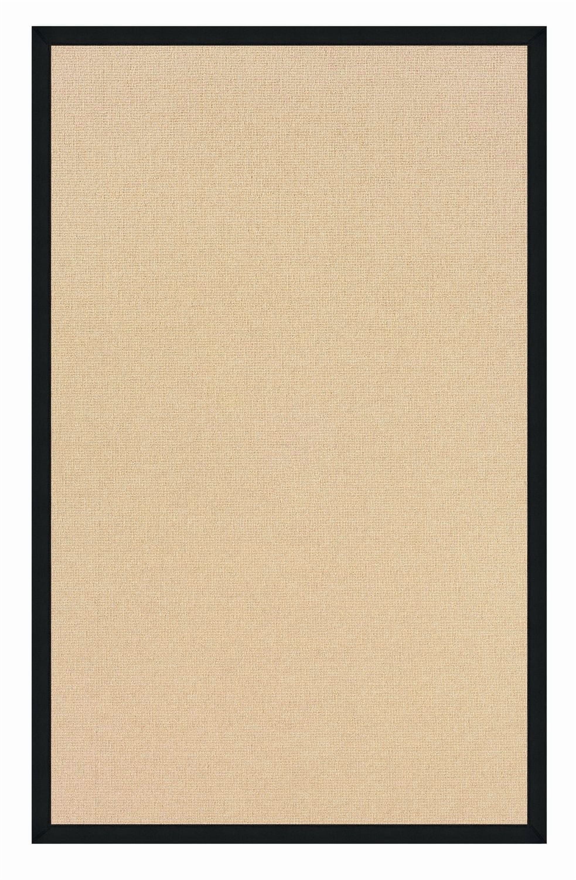 Athena Natural & Black 4' x 6' Accent Rug