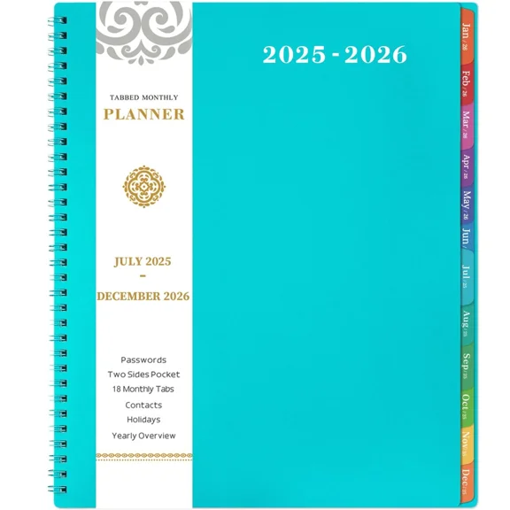 Monthly Planner 2025-2026 - Planner/Calendar 2025-2026, Jul