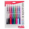 thumbnail image 2 of Pentel R.S.V.P. Super RT Retractable Ballpoint Pen, Assorted, 8 Per Pack, 2 Packs, 2 of 2