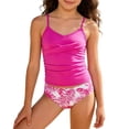 thumbnail image 2 of RTKFRFLM Girls Tankini Swimsuit Modest Bathing Suit with Skirt 2-Piece Bikini Set Adjustable Cup Beachwear Kids, 2 of 4