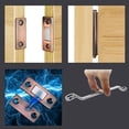 thumbnail image 3 of Cabinet Magnetic Door Catch Ultra-Thin Magnetic Catch Closer Cabinet Door Lock Strong Cabinet Magnetic Lock for Kitchen Cabinet Wardrobe Closet Lock Drawer Lock (Vintage Red 8 Pack), 3 of 5