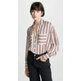 thumbnail image 2 of Free People Chemise Boutonnée Rayée pour Femmes, Blanc Cassé, Très Petit, 2 of 6