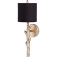 thumbnail image 2 of Mercana Sabinal II Resin Tree Branch Fabric Shade Wall Sconce in Gold, 2 of 5