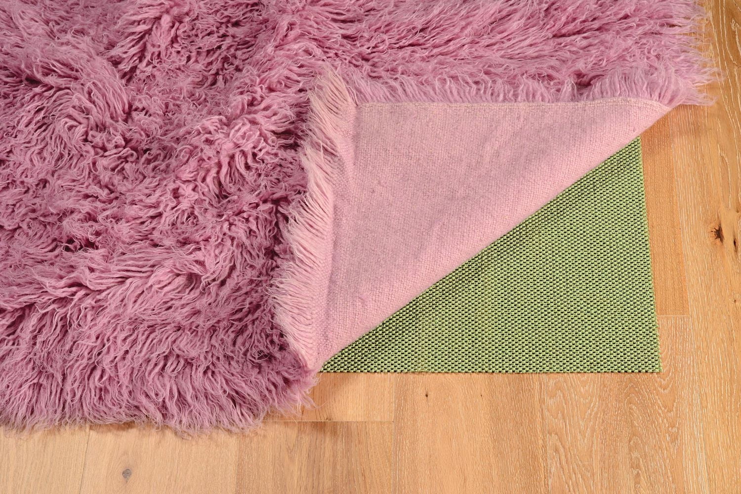 New Flokati 1400gr 5' x 8' Area Rug, Lilac