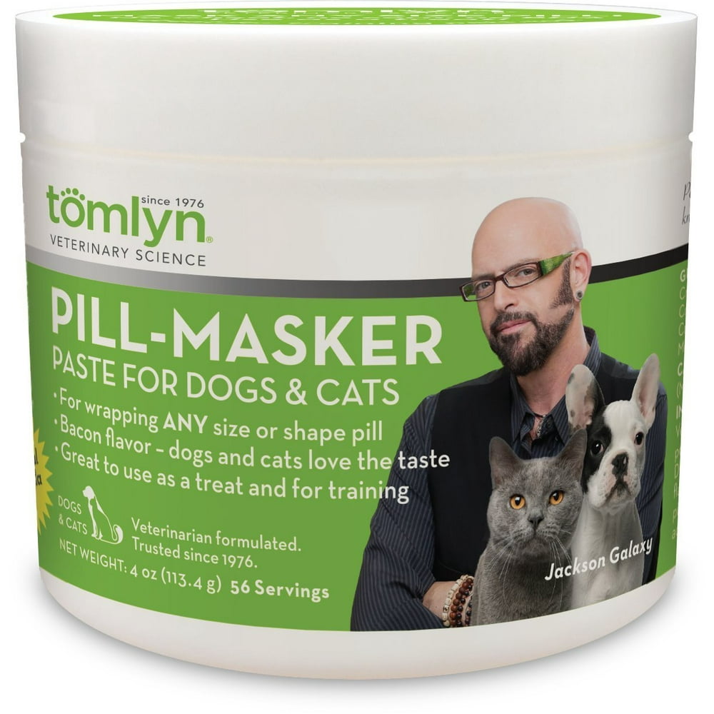 Tomlyn PillMasker for Dogs & Cats, Bacon Flavor, Fits All Pill Shapes