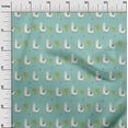 thumbnail image 2 of oneOone Cotton Flex Aquamarine Fabric Cactus & Sheep Diy Clothing Quilting Fabric Print Fabric By Yard 40 Inch Wide, 2 of 4