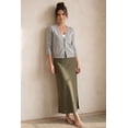 thumbnail image 2 of Ellos Plus Size V-Neck Button Front 100% Cotton Everyday Cardigan, 2 of 4