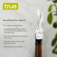 thumbnail image 2 of Vertedor de vino True Aireating con tapón y soporte, sin BPA, transparente, 2 of 8