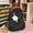 Black (without accessories), variant on Star-printed large-capacity commuter backpack