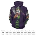 thumbnail image 2 of Unisex Jokers Hoodies 3D Printed Pullover Hooded Sweatshirt with Pocket for Mens Womens, 2 of 7