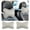 Gray/2pcs, variant on Soft car neck pillow to relieve driving fatigue, universal for vehicles