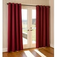 thumbnail image 2 of Plow & Hearth Madison Double-Blackout Grommet Curtains, 40" x 84" Panels, Stone, 2 of 2