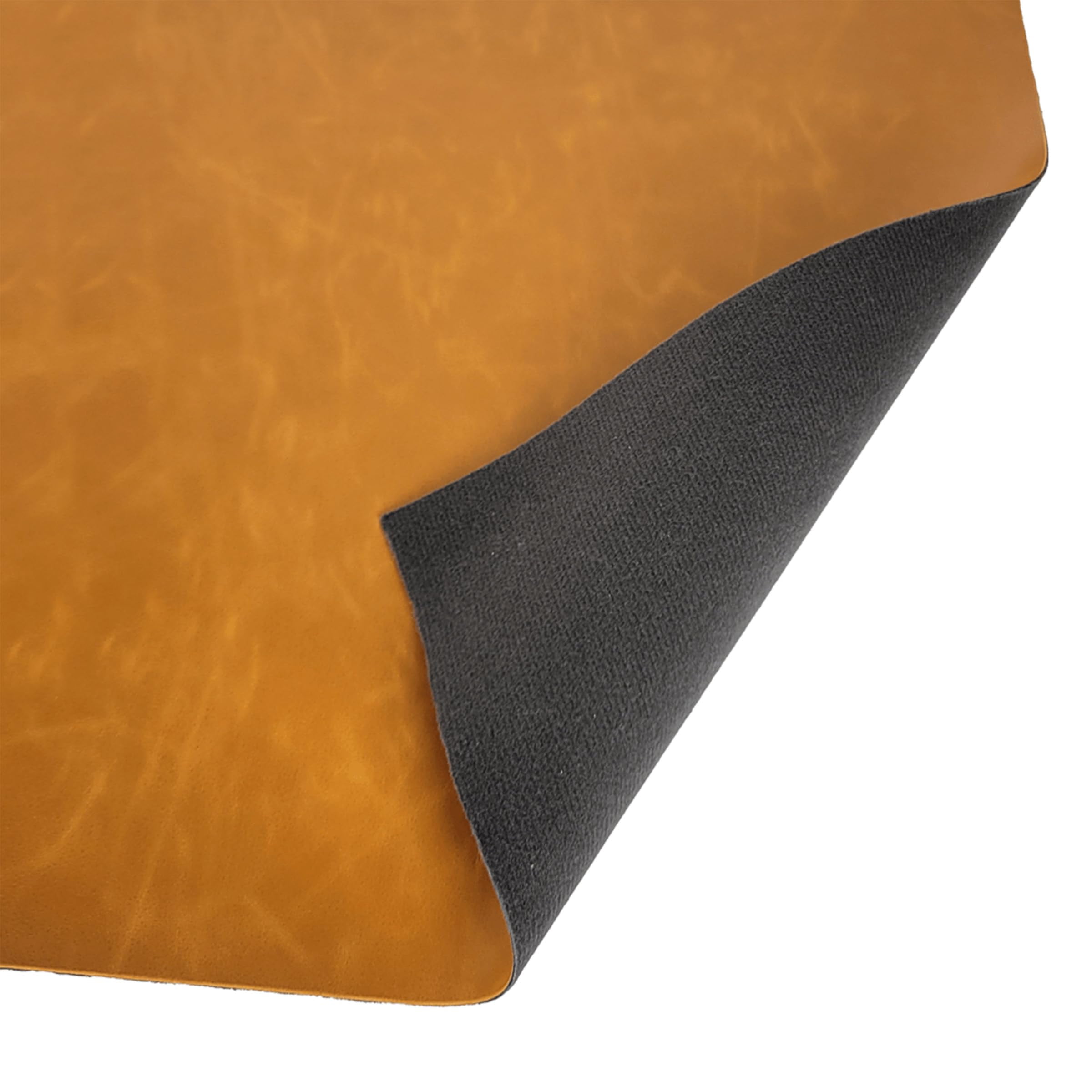 Faux Leather Sheet for Laser Engraving Crafts - Saddle Deluxe Colored Faux Leather-Like Material - Professional Leatherette Sheets for CO2 & Diode Lasers, UV-LED, HTV 12"x24"- 25 Pack, Caramel