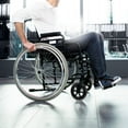 thumbnail image 4 of SKISUNO 2Sets Wheelchair Front Caster Rubber Steel Replacement Quiet Operation, 4 of 8