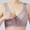 Purple, variant on Loopsun Womens Bras Plus Size, Bras for Women, Woman's Fashion Thin Breathable Front Buckle Lace Bra without Steel Rim Beige L