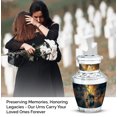 thumbnail image 4 of JAGASY Elephant Funeral Urn for Parents - Green Small Urn for Ashes Adult Male & Female - River Tree Decorative Funeral Urns for Mother - Cremation Urns for Father - (3 Inch), 4 of 7