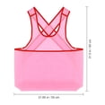 thumbnail image 2 of unbranded Delantal De Hogar En Oxford Rosa Con Bolsillos Para Colgar Húmeda Y, 2 of 8