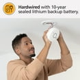 thumbnail image 6 of Kidde Hardwired Smart Smoke Detector with Battery Back-up, 85 decibel alarm, & Voice Alerts, 6 of 14
