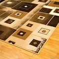 thumbnail image 6 of Allstar Brown Modern Contemporary Casual Formal Brown Area Rug (7' 10" x 10' 2"), 6 of 6